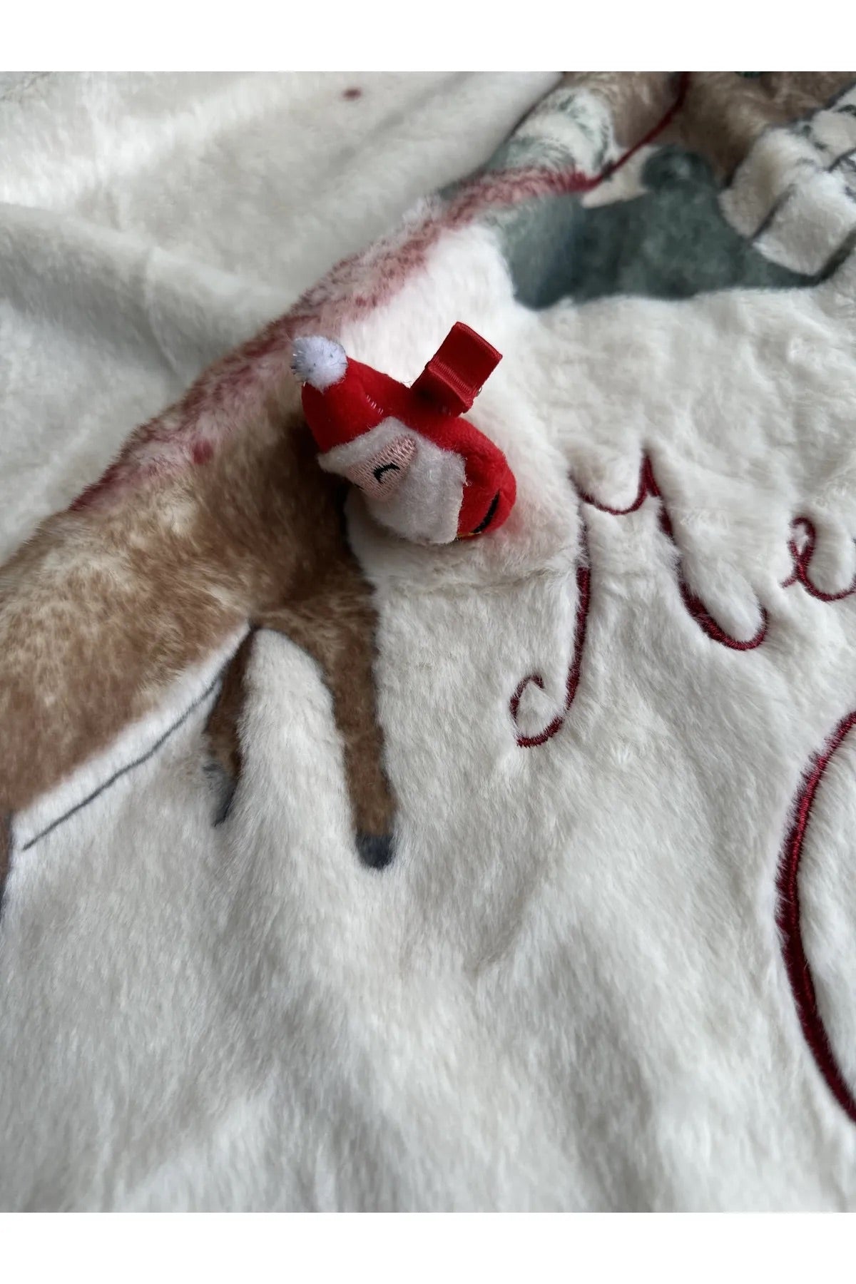 Yılbaşı Temalı Noel Baba Figürlü Klipsli Toka