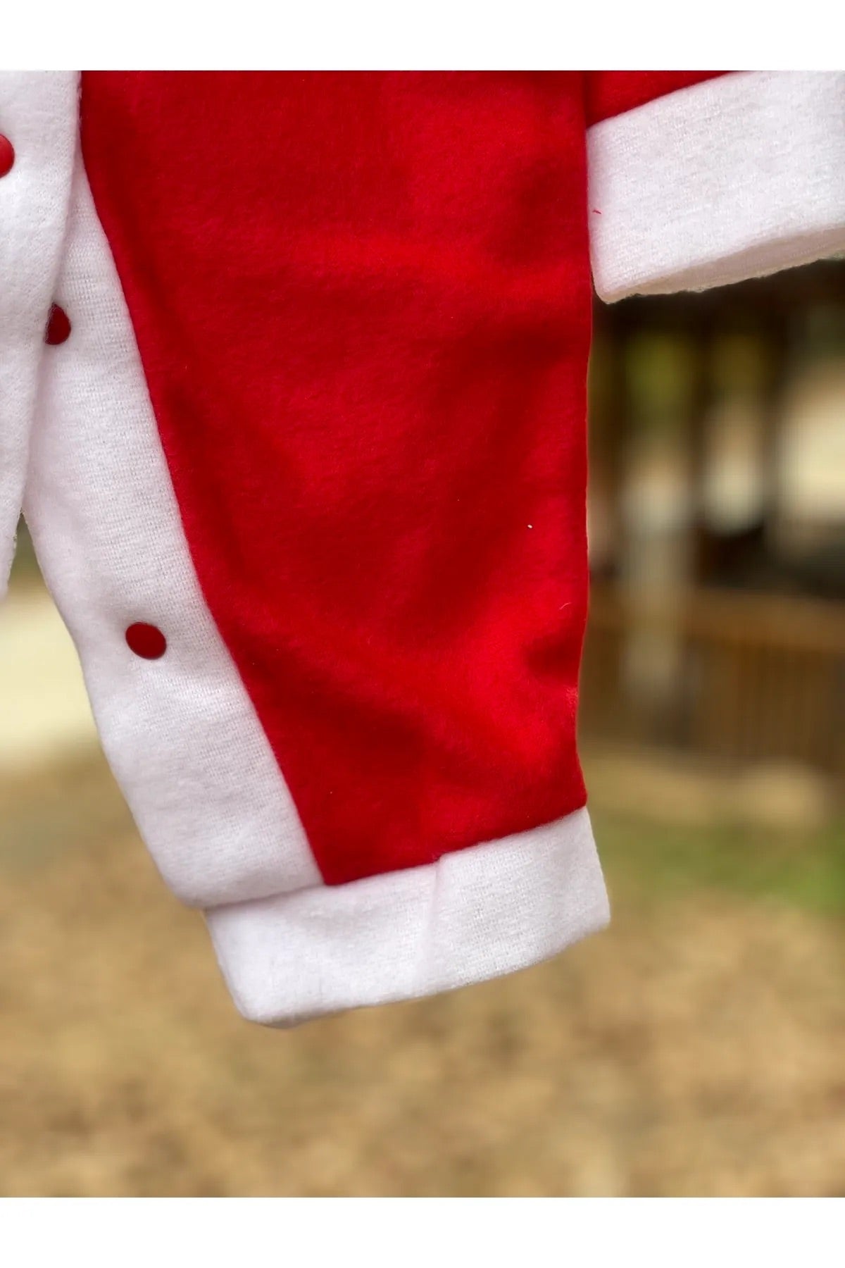 Yılbaşı Temalı Şapkalı Bebek Noel Baba Kostümü