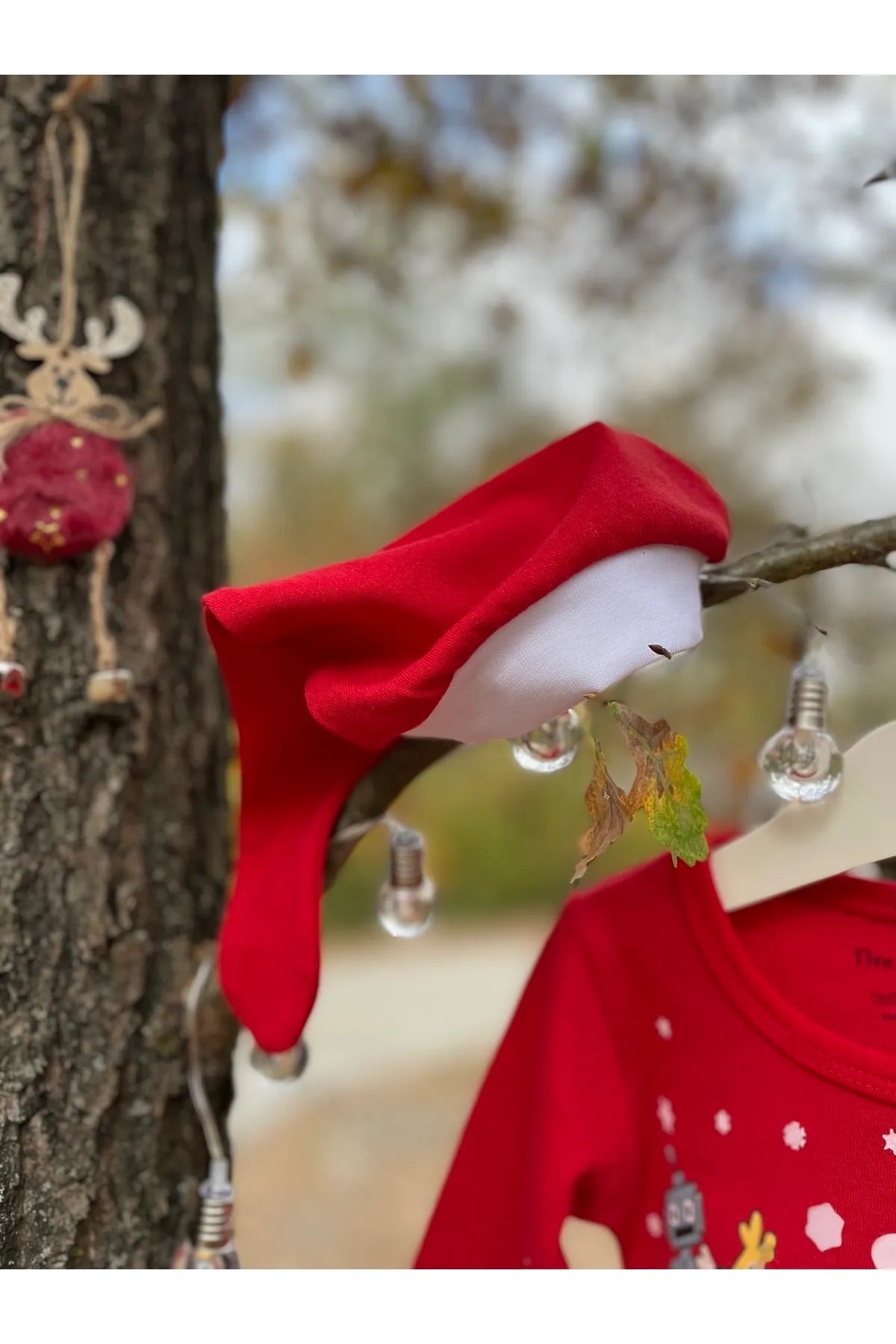 Yılbaşı Temalı Merry Christmas Desenli 3'lü Bebek Takım