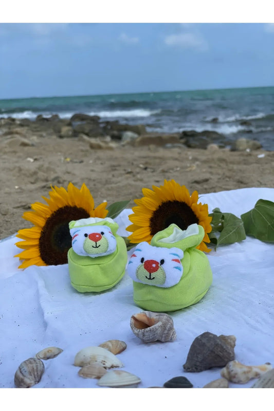 Peluş 3d Oyuncaklı, Çıngıraklı Bebek Çorabı