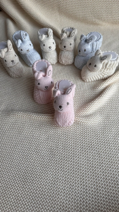 Pembe Çıngıraklı Örgü Patik