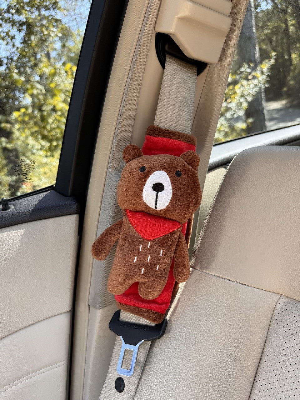 Peluş Ayıcık Oyuncaklı Emniyet Kemeri Koruyucusu