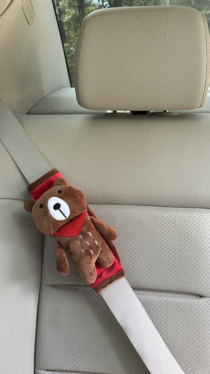 Peluş Ayıcık Oyuncaklı Emniyet Kemeri Koruyucusu