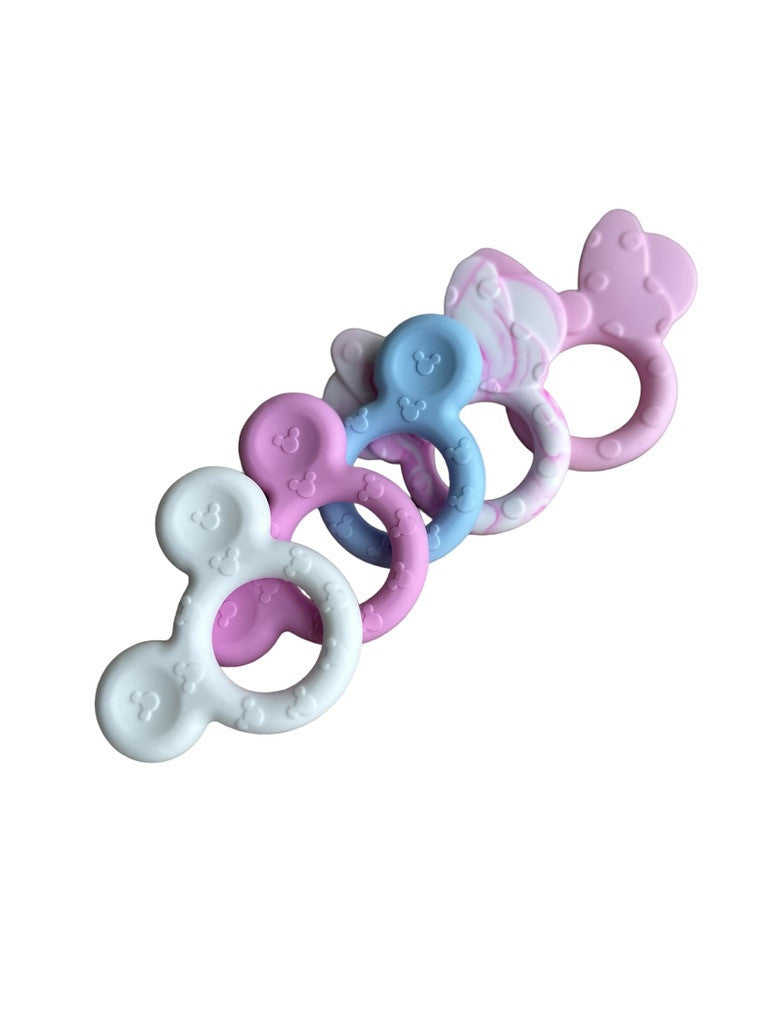 Beyaz Yumuşak Silikon Bebek Diş Kaşıyıcı