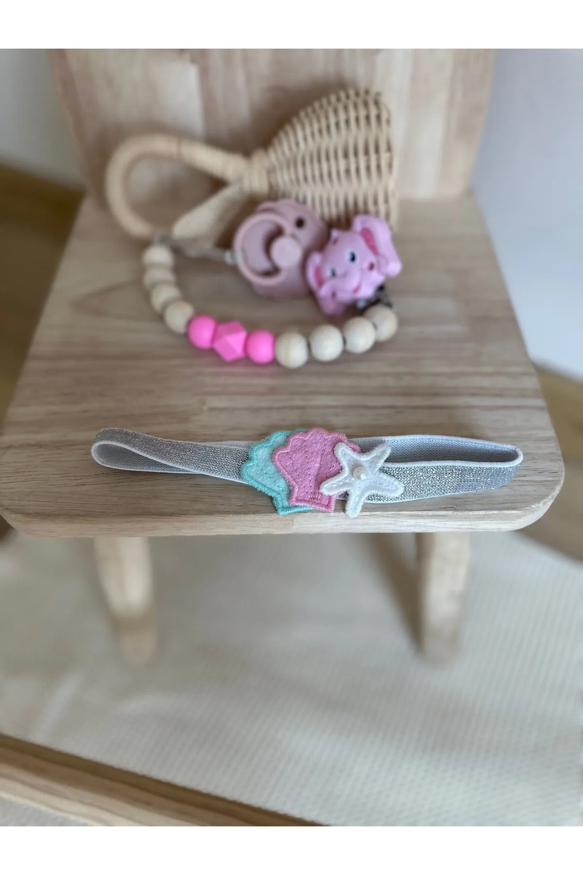 Tütülü ve Bandanalı Deniz Kızı Bebek Tulumu