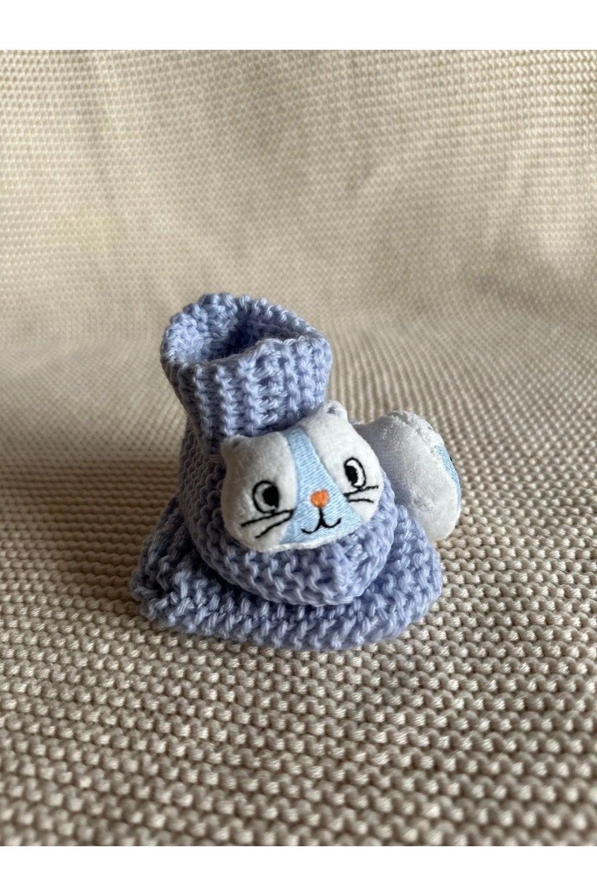 Peluş 3d Oyuncaklı, Figürlü Triko Bebek Çorabı