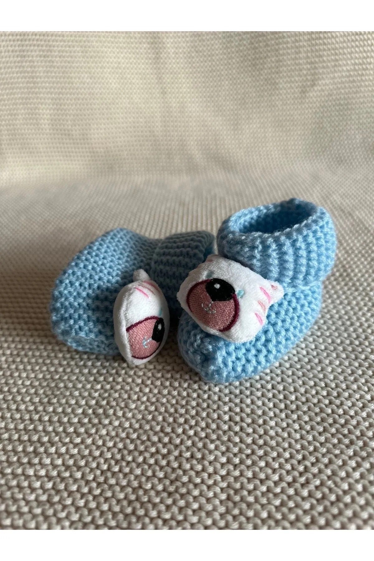 Peluş 3d Oyuncaklı, Figürlü Triko Bebek Çorabı