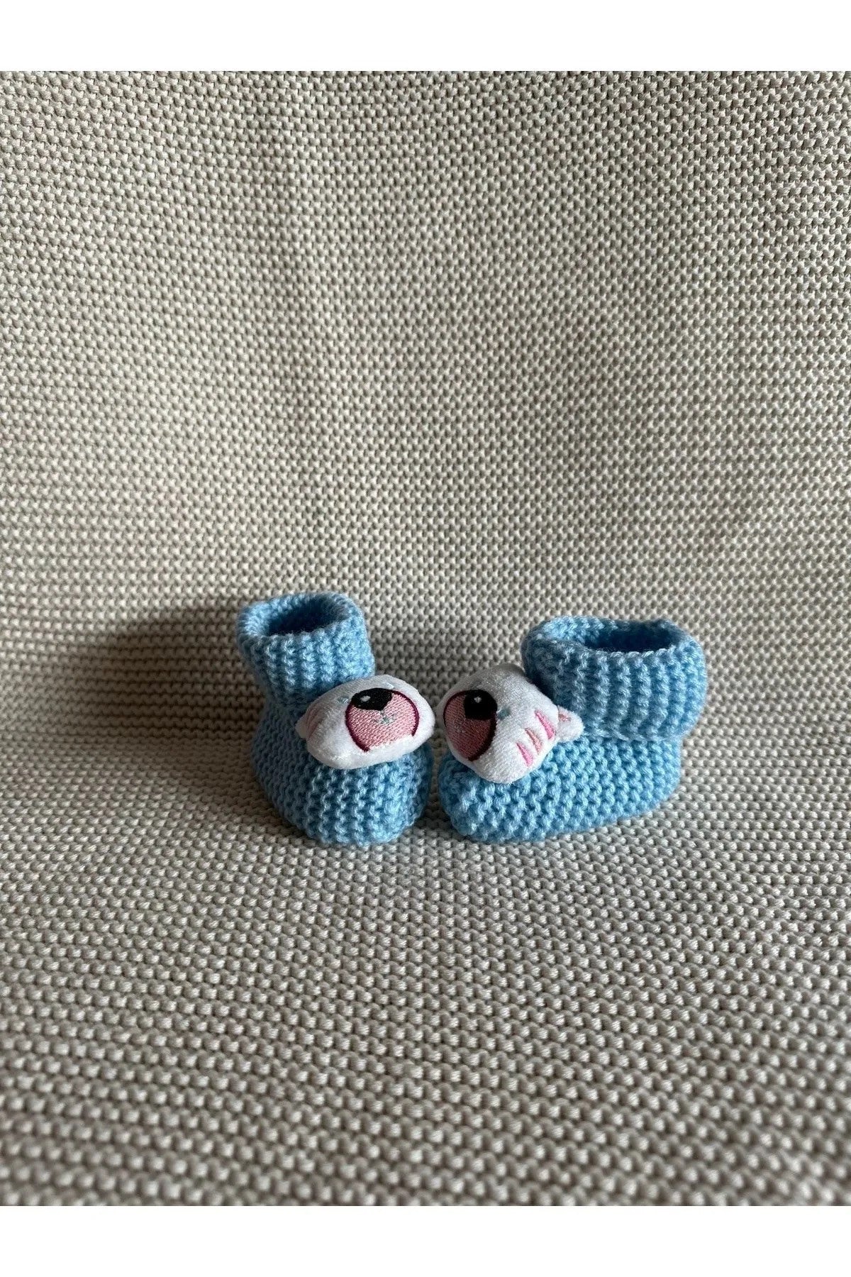 Peluş 3d Oyuncaklı, Figürlü Triko Bebek Çorabı