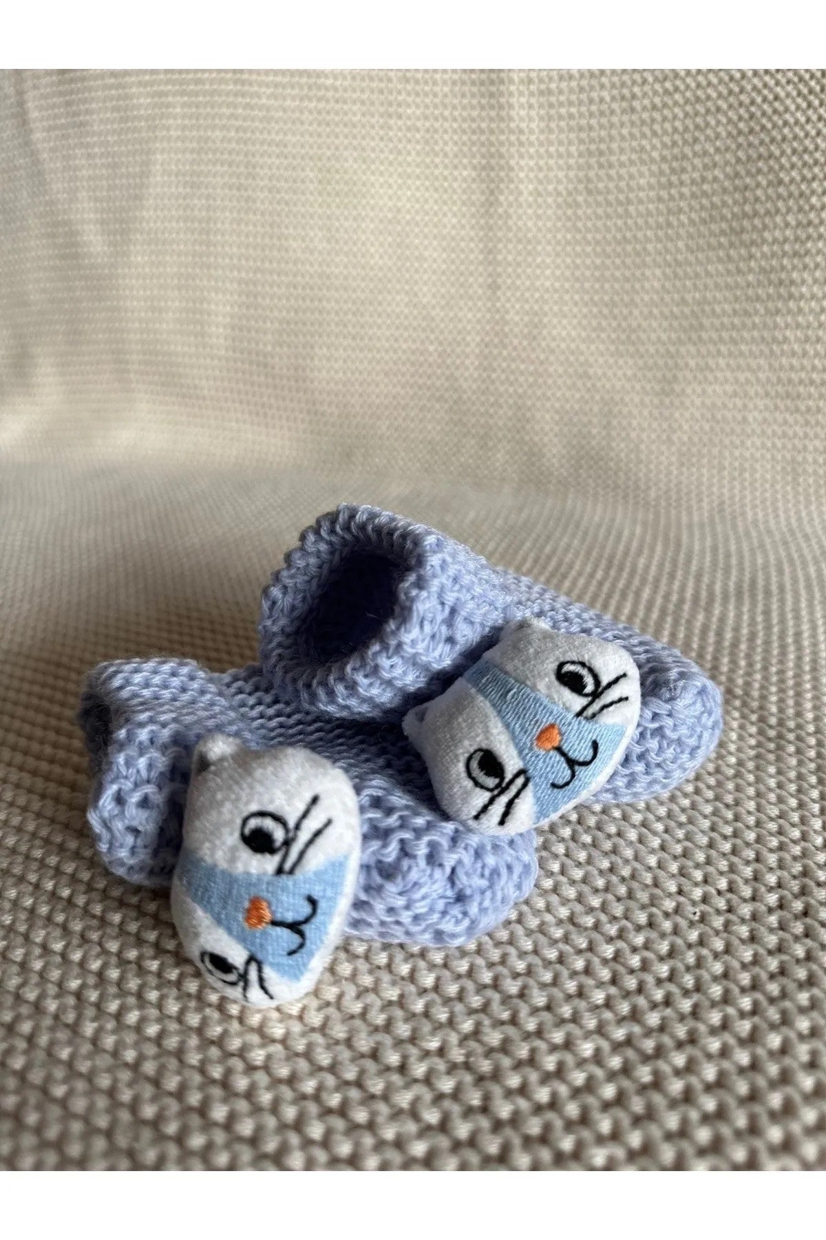 Peluş 3d Oyuncaklı, Figürlü Triko Bebek Çorabı