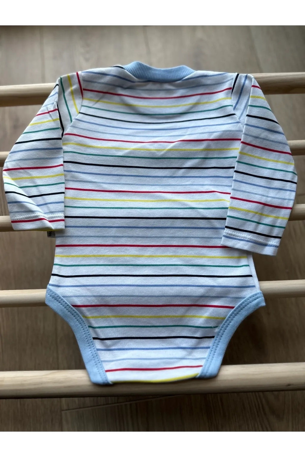 Mavi ''Dad I Love You!'' Baskılı Detaylı Çıtçıtlı Body
