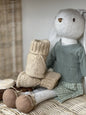 Handmade Katlama Detaylı Örgü Patik