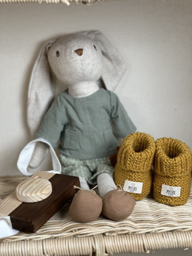 Handmade Dinazor Figürlü Bebek Patik