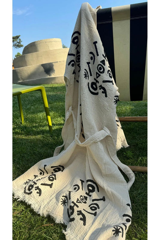 Göbeklitepe Tahta Baskı El Dokuması Kaftan