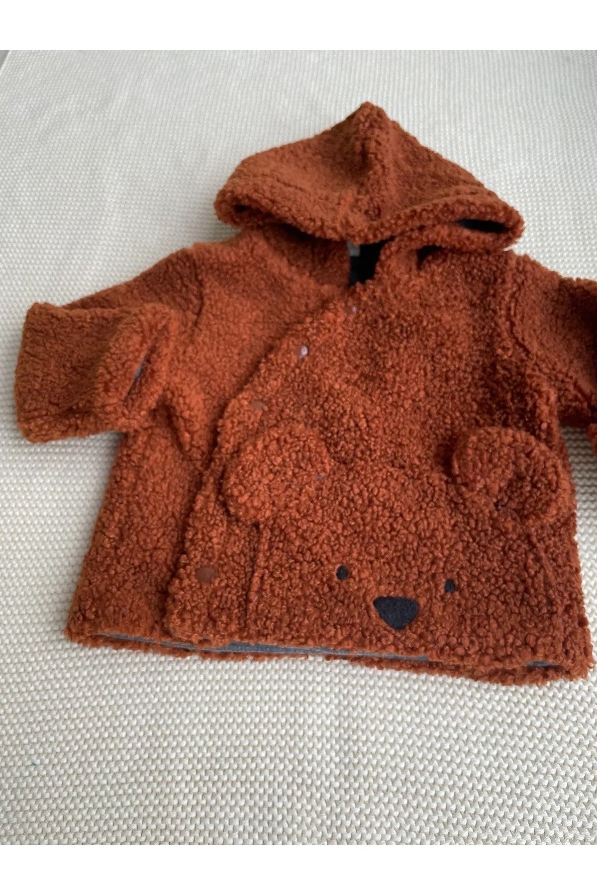 Kahverengi Teddy Bear Pelüş Bebek Montu