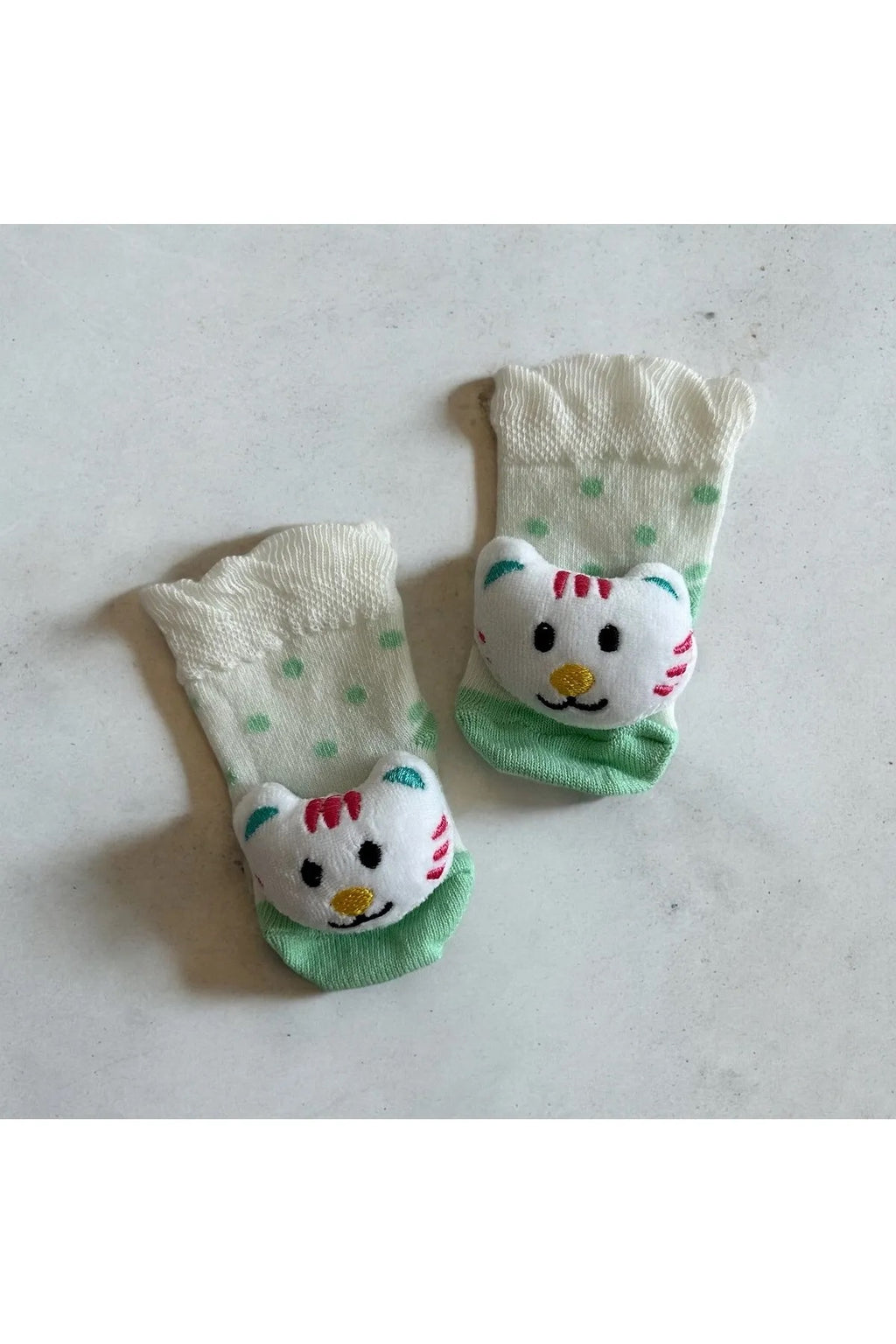 Peluş 3D Hayvan  Oyuncaklı Bebek Çorabı