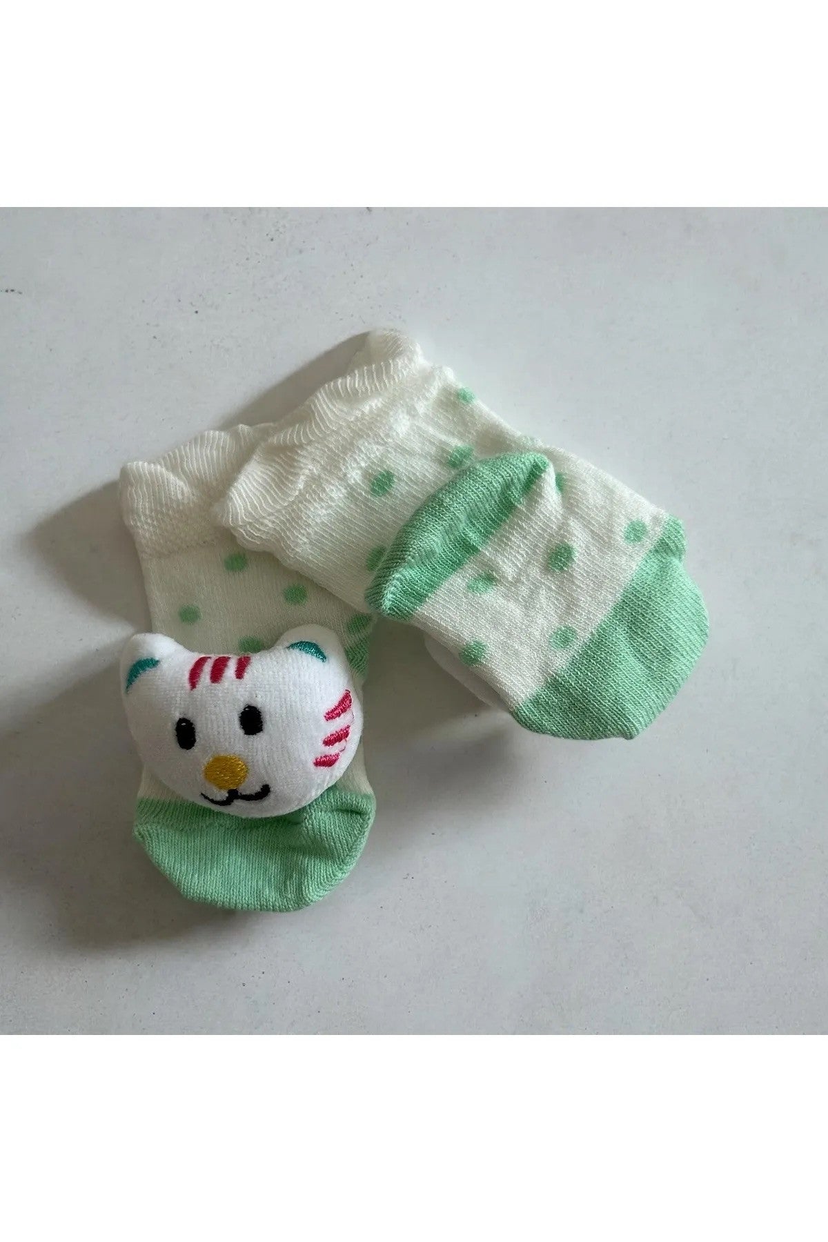 Peluş 3D Hayvan  Oyuncaklı Bebek Çorabı