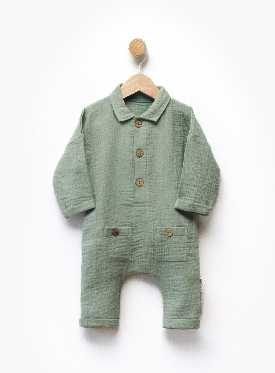 Müslin Unisex Bebek Tulumu