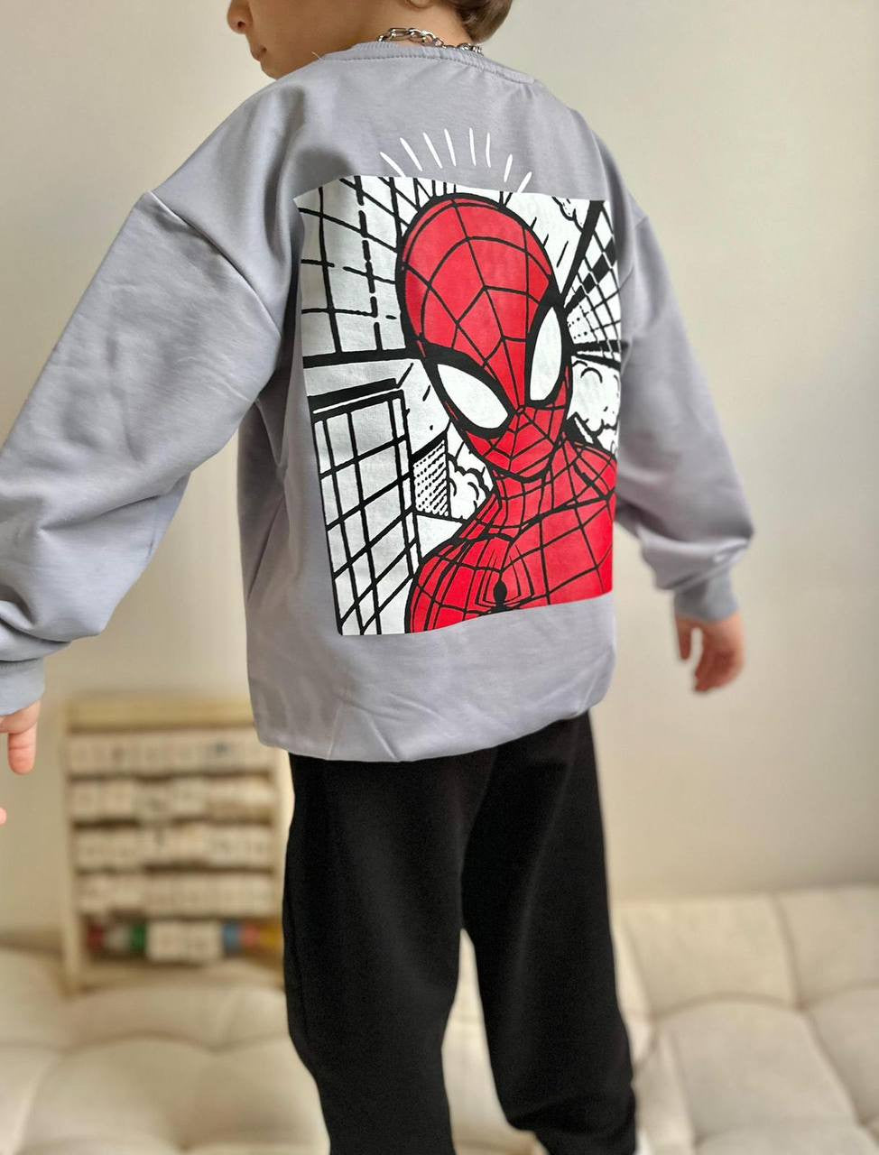 Spider-Man Baskılı 2'li Erkek Çocuk Eşofman Takımı