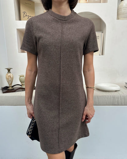 Kahverengi Selanik Elbise