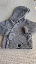 Gri Teddy Bear Pelüş Bebek Montu