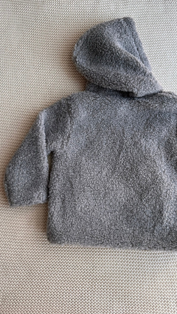 Gri Teddy Bear Pelüş Bebek Montu