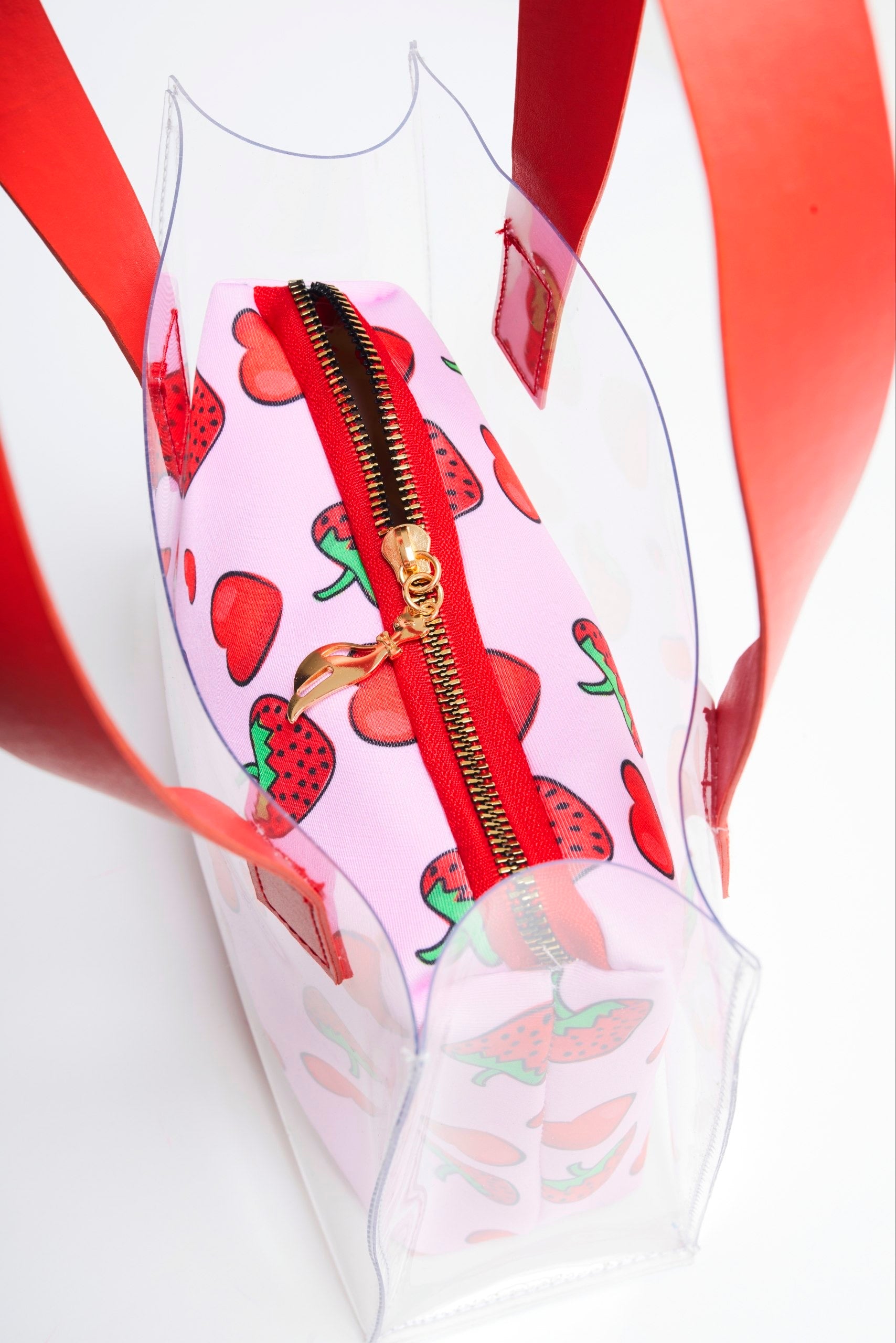 Amore Strawberry Blossom Kız Çocuk Şeffaf Plaj Çantası