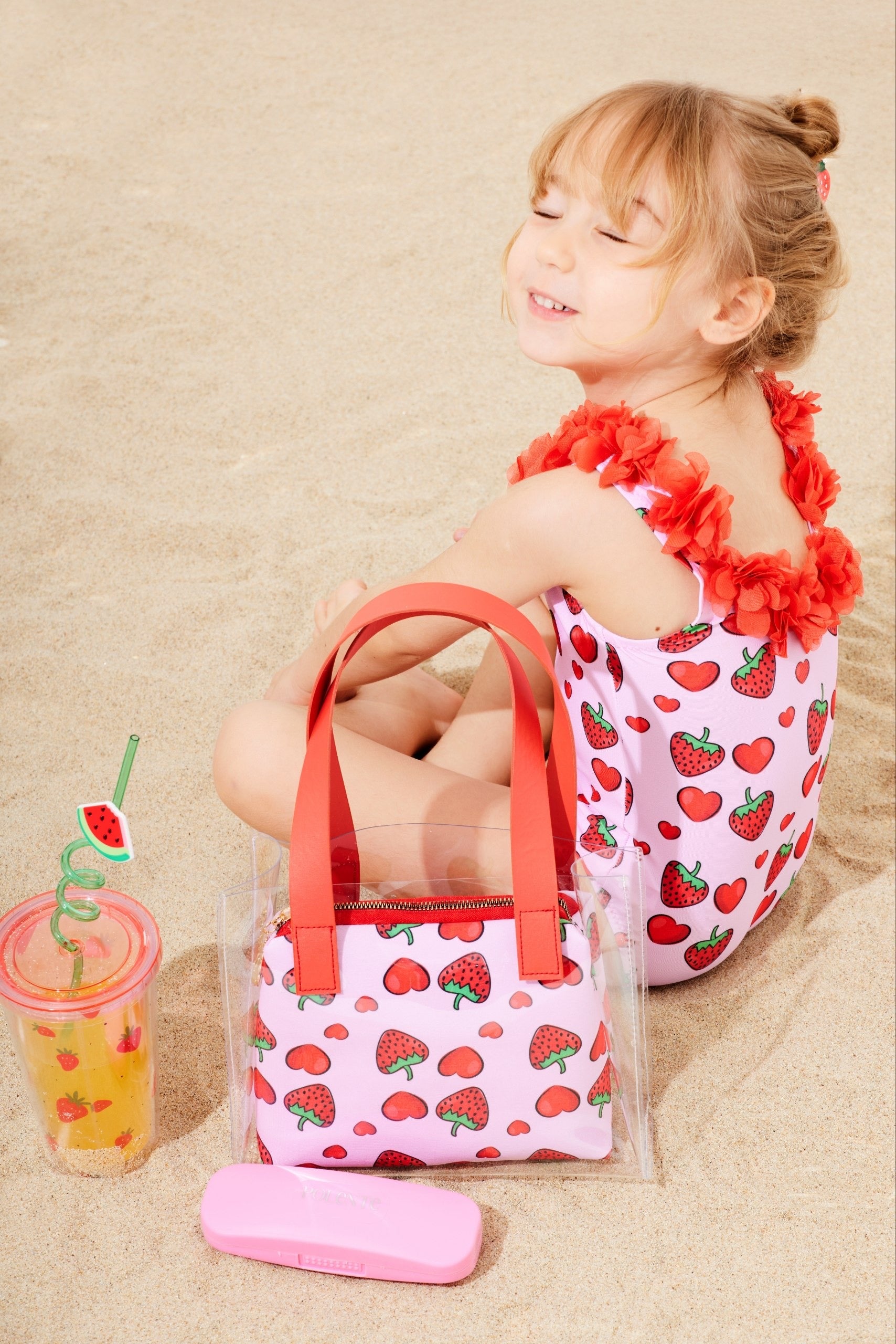 Amore Strawberry Blossom Kız Çocuk Mayo
