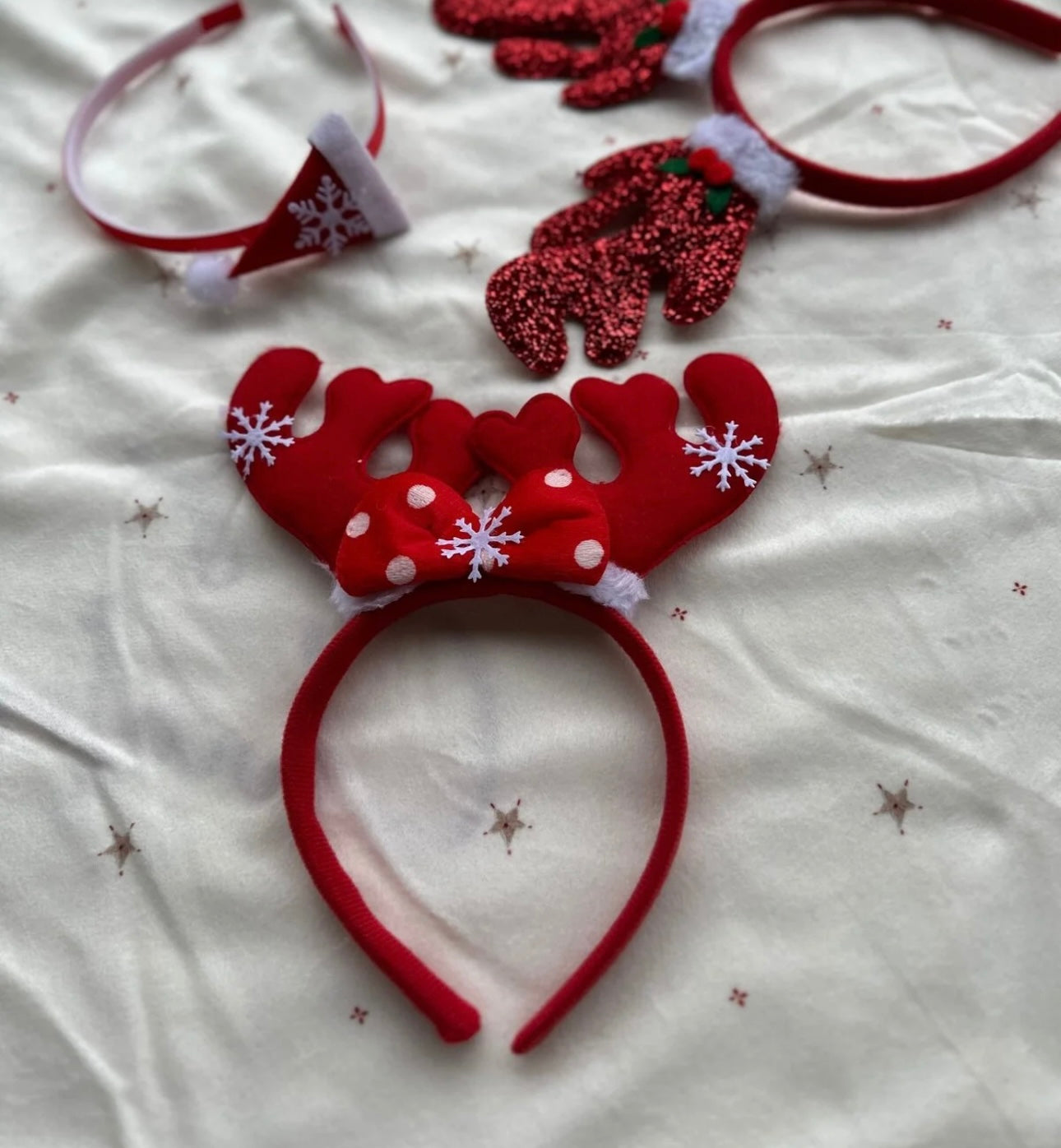 Yılbaşı Temalı Geyik Boynuz Figürlü Taç