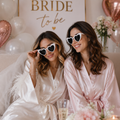 Beyaz Kalp Çerçeveli Bridal Gözlük