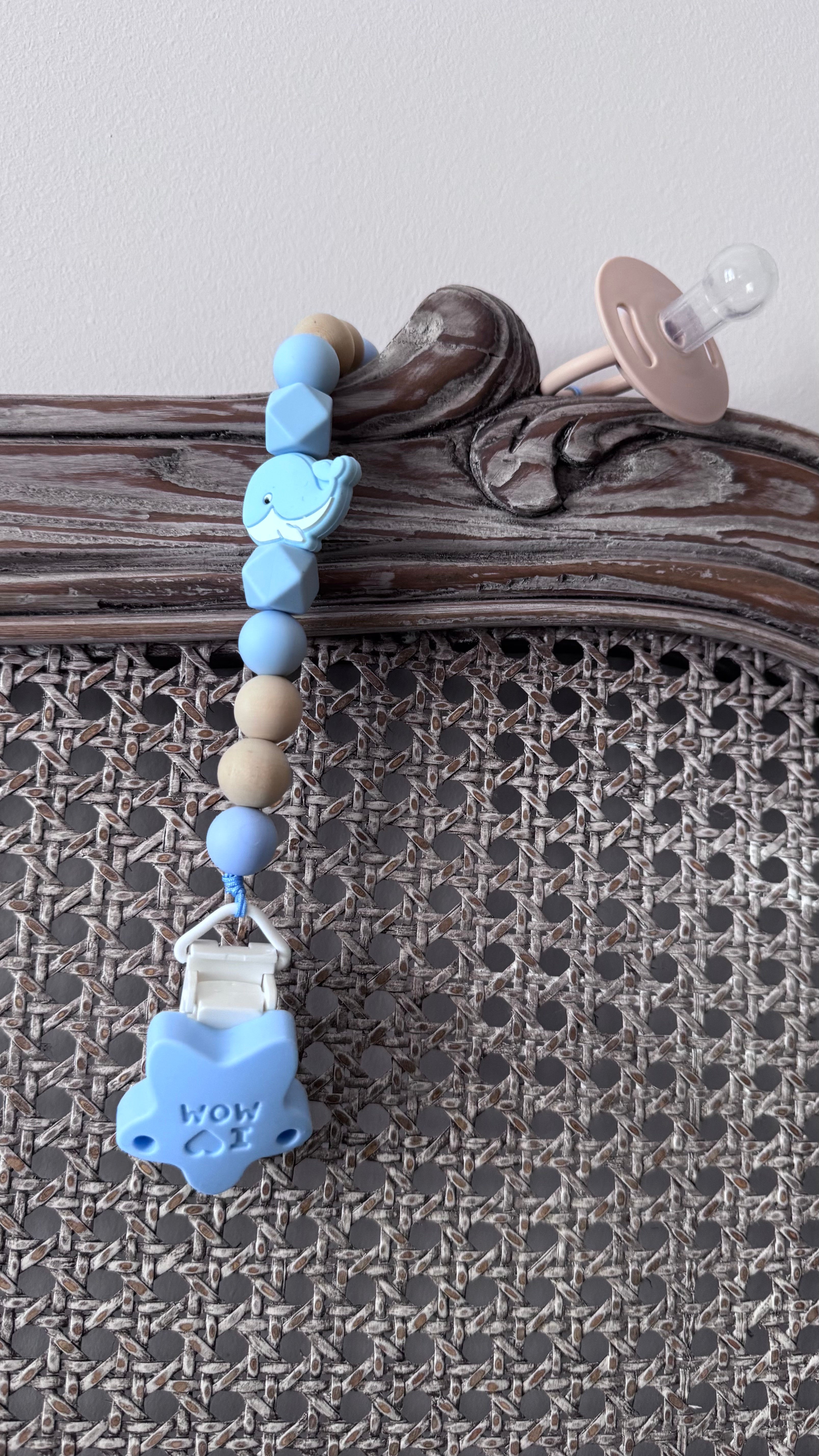 ''I Mum'' Figürlü Silikon Boncuklu Emzik Zinciri