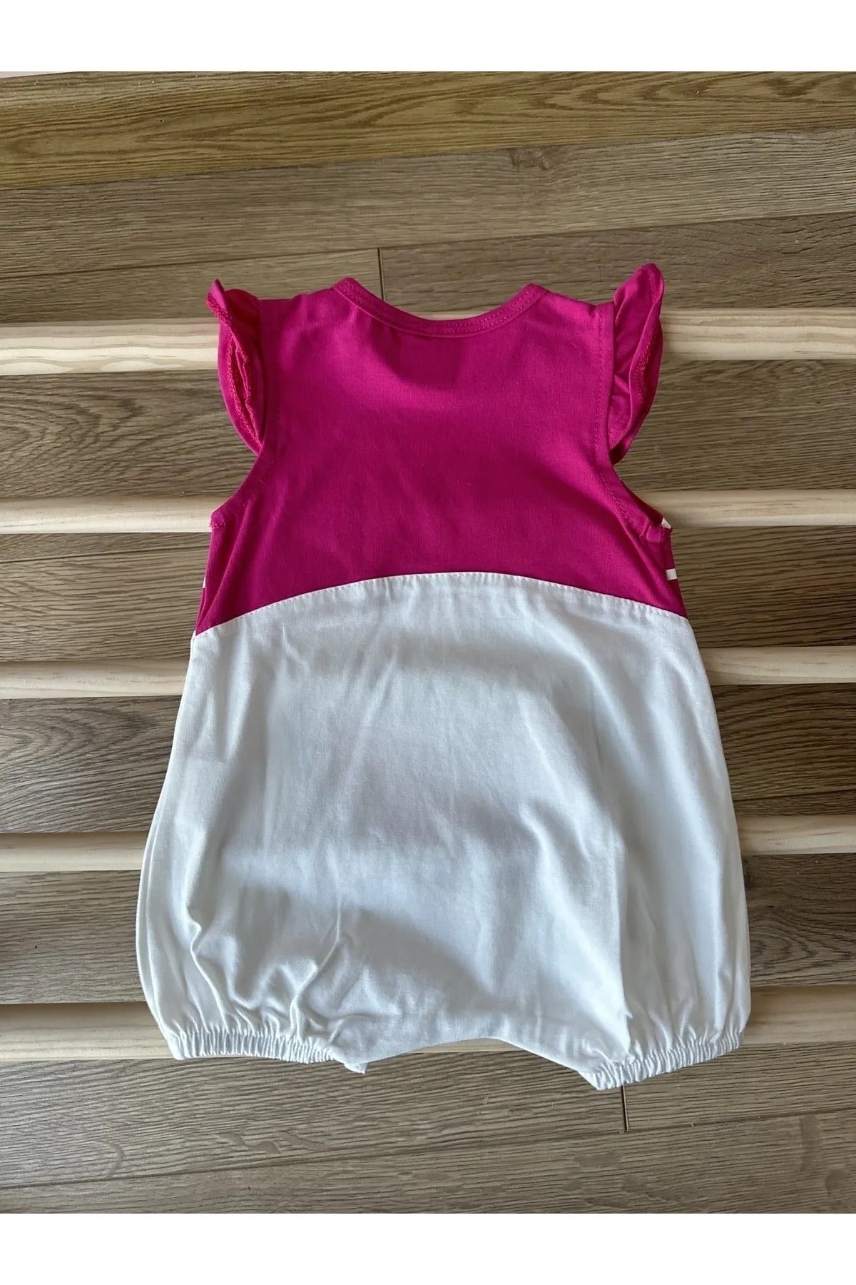Pembe Karpuz Baskılı Kız Bebek Çıtçıtlı Body