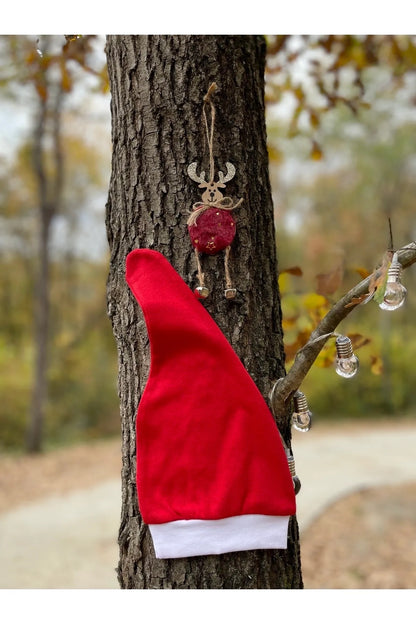 Yılbaşı Temalı Noel Baba Desenli 3'lü Bebek Takım